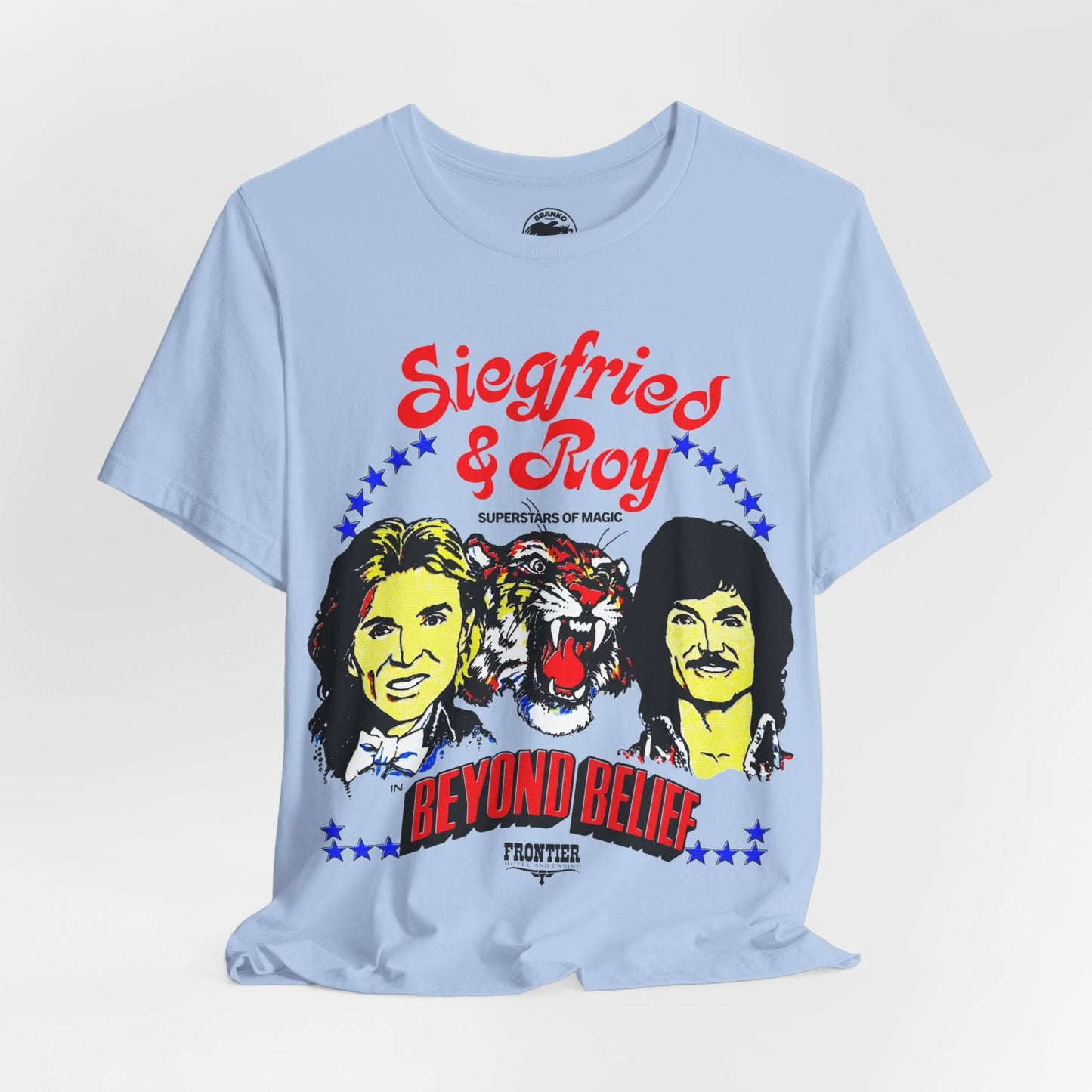Siegfried & Roy (Replica Early 80's Souvenir Shirt/Beyond Belief/Frontier in Las Vegas)