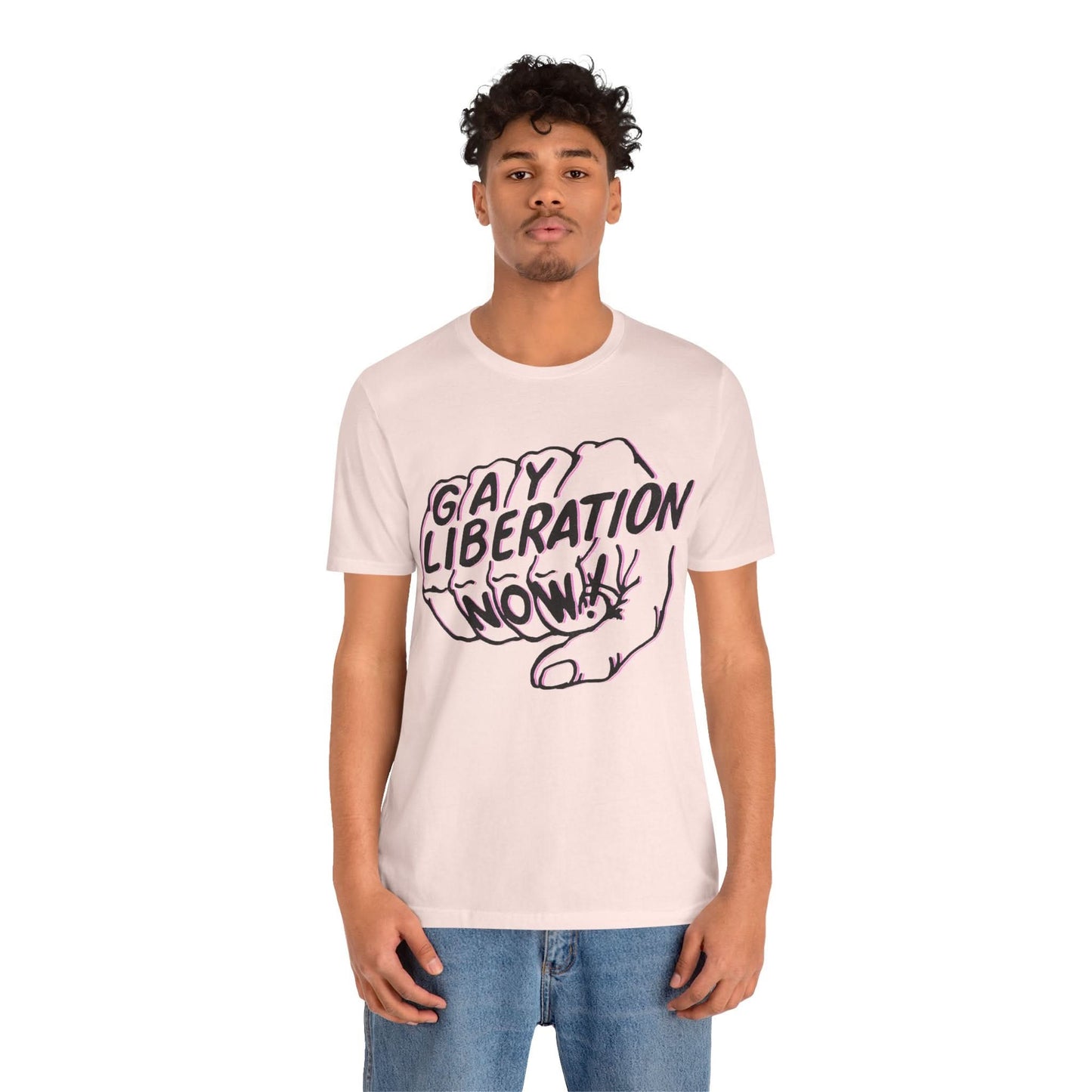 Gay Liberation Now! (Replica 70's Gay Rights Shirt/Vintage Gay Protest Shirt)