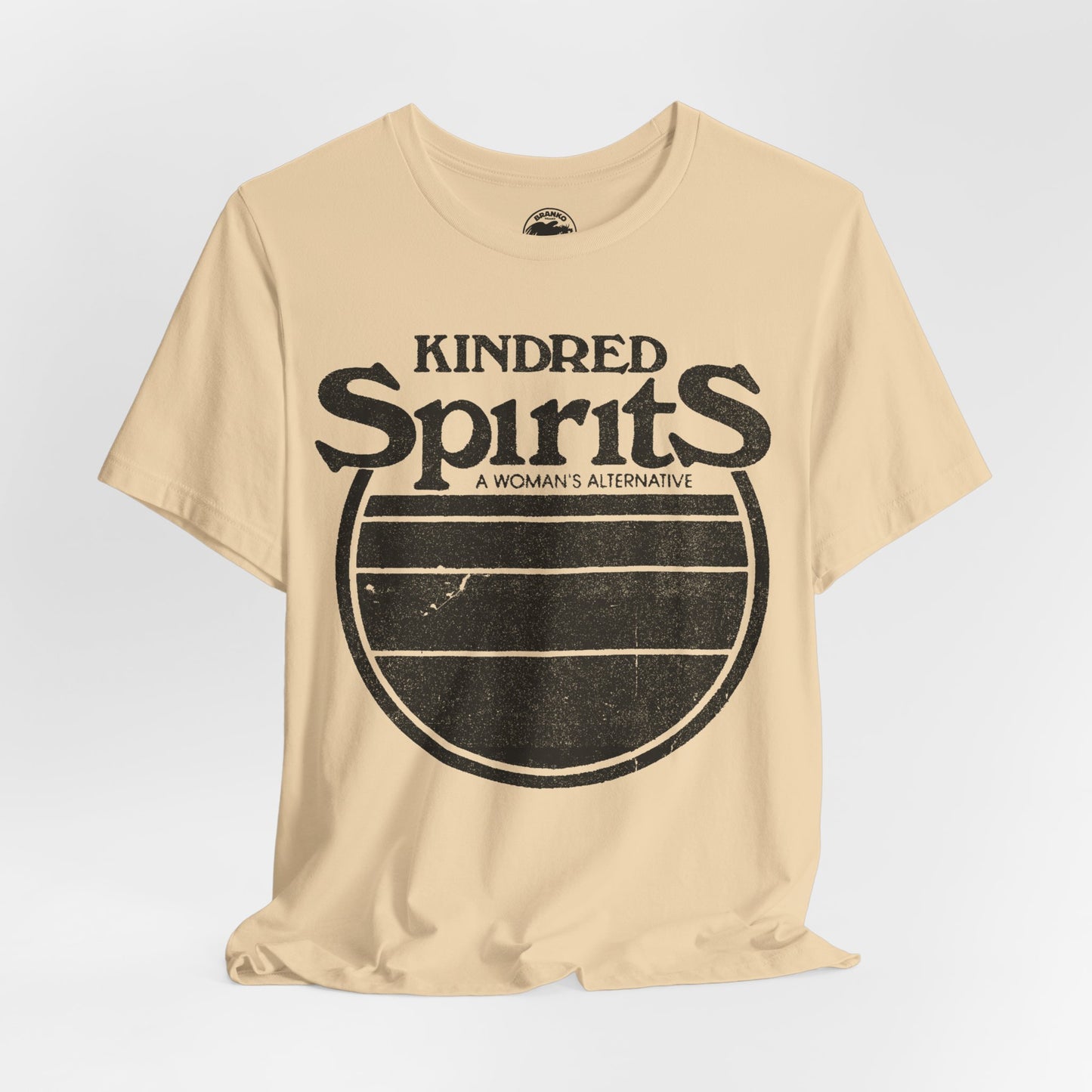 Kindred Spirits (Houston Lesbian Bar/1980-1989/Logo with Vintage Print Effect)