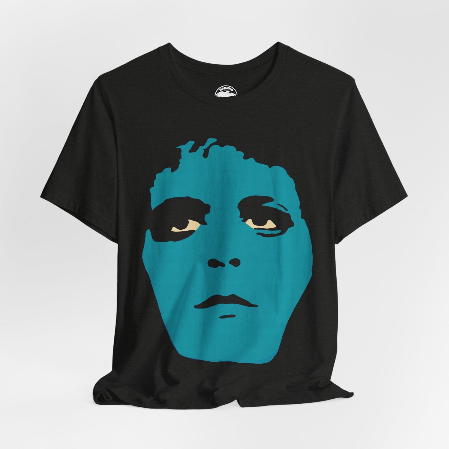 Lou Reed (Blue Mask Era Graphic with Vintage Print Effect/Lou Reed Shirt)