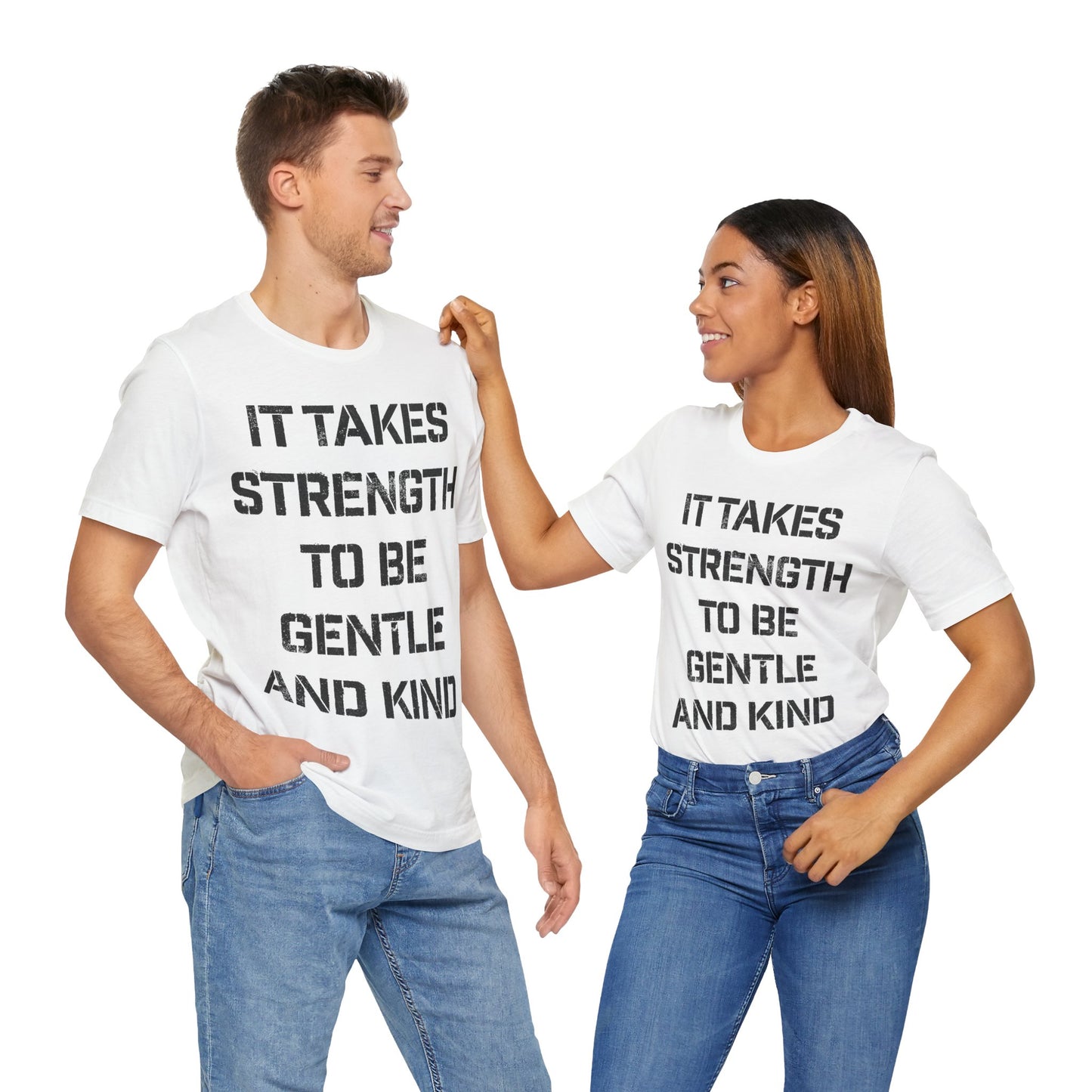 It Takes Strength To Be Gentle and Kind (The Smiths I Know It's Over Lyrics/Morrissey Lyric Shirt)