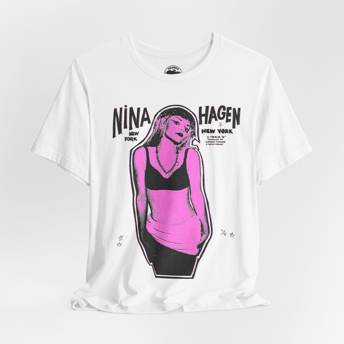 Nina Hagen (Replica New York New York Promo Tee with Vintage Punk Effect/Nina Hagen Shirt)