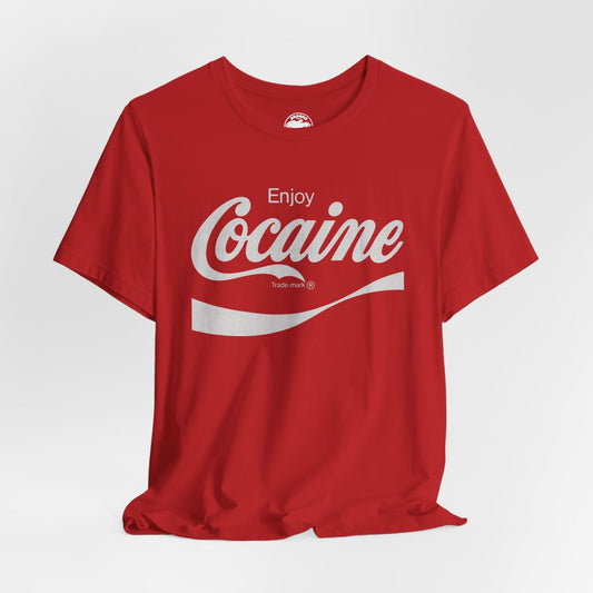 Enjoy Cocaine (Replica 70's Counter Culture Drug Shirt/Cocaine Shirt)