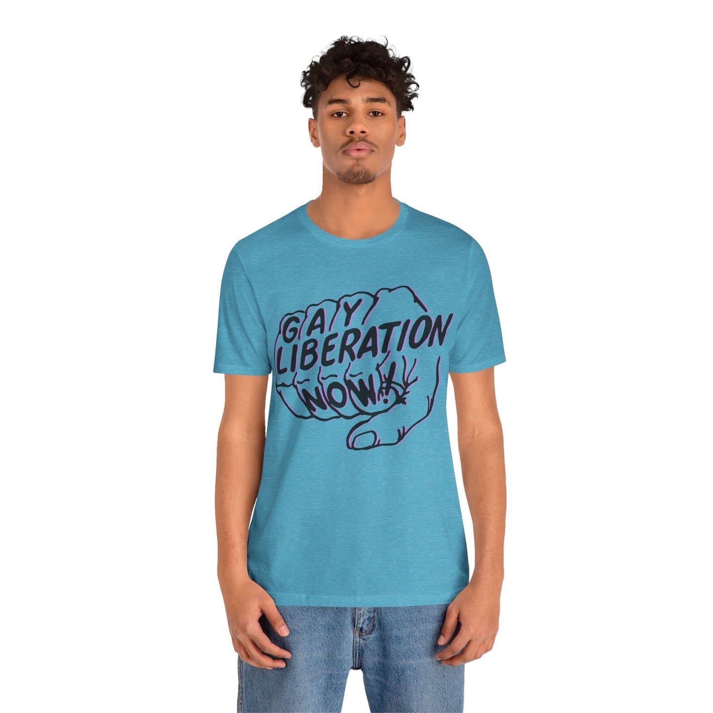 Gay Liberation Now! (Replica 70's Gay Rights Shirt/Vintage Gay Protest Shirt)