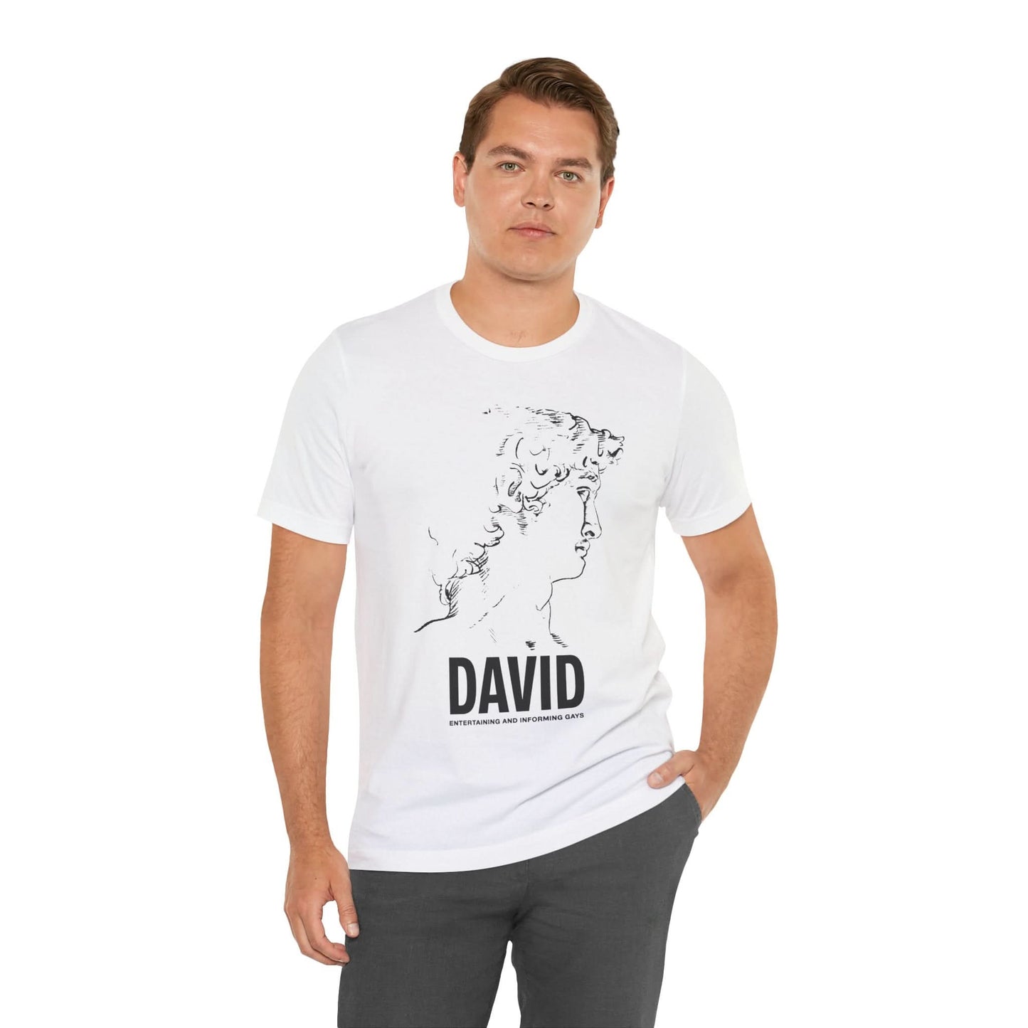 David Magazine (Gay Magazine/Replica Promo Shirt/Ran from 1970 until 1992/David Magazine Florida)