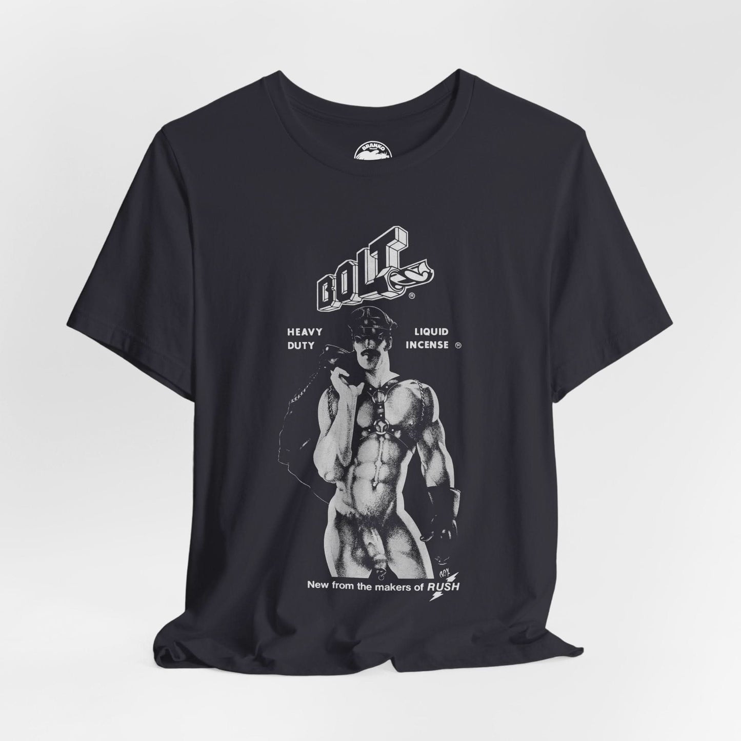 Bolt Poppers (70's Ad featuring Rex artwork/Gay Poppers Shirt)