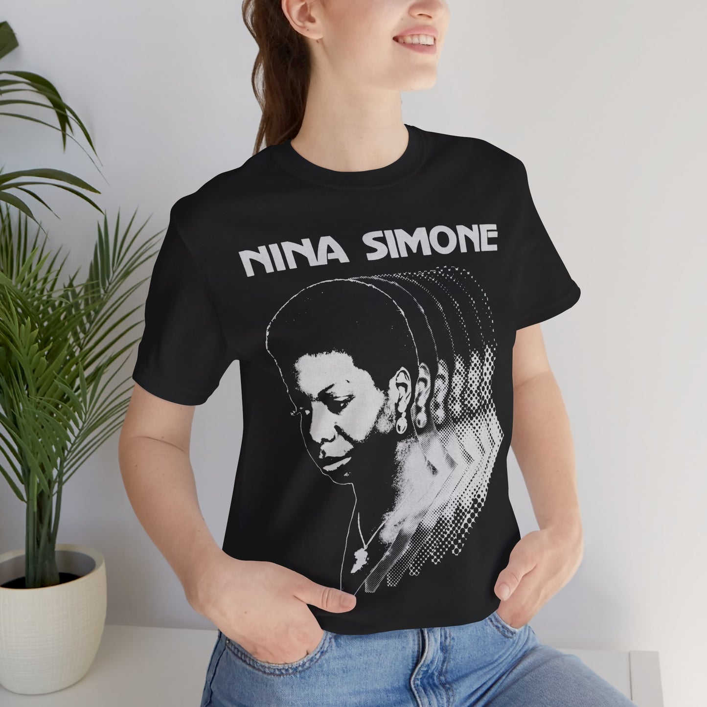 Nina Simone (Oversized Halftone Graphic/Nina Simone Shirt)