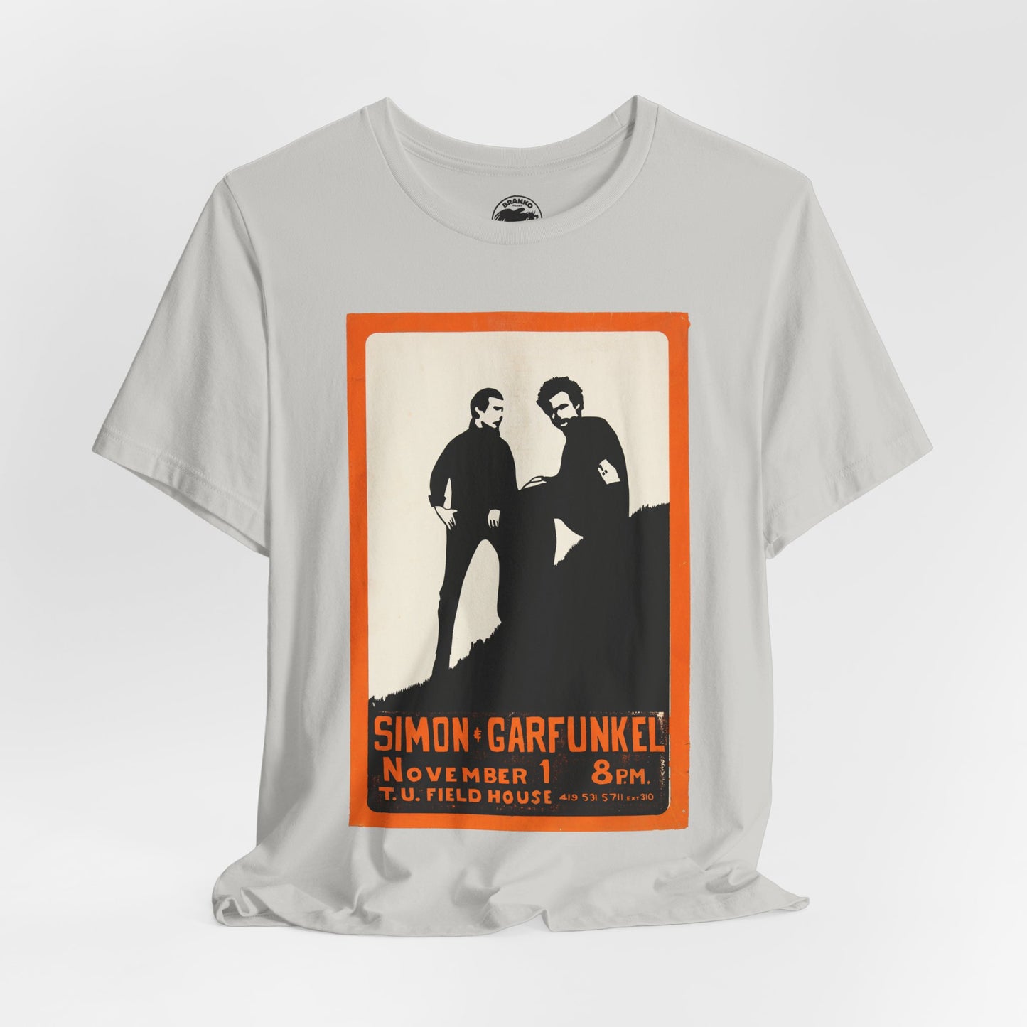 Simon & Garfunkel (Image from silk screened concert poster/mid-60's)