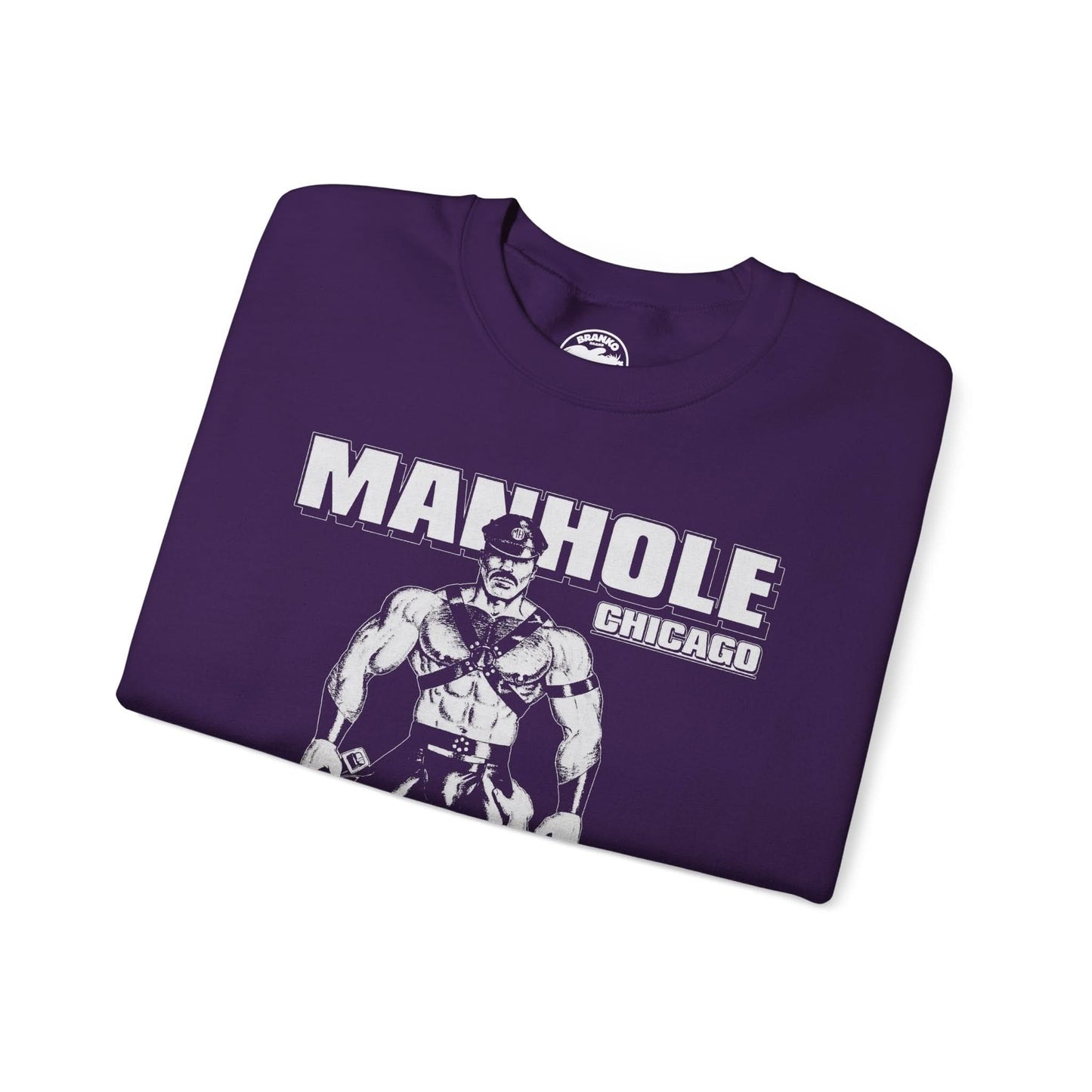 Manhole Chicago Sweatshirt (Chicago Leather Bar 70's and 80's)