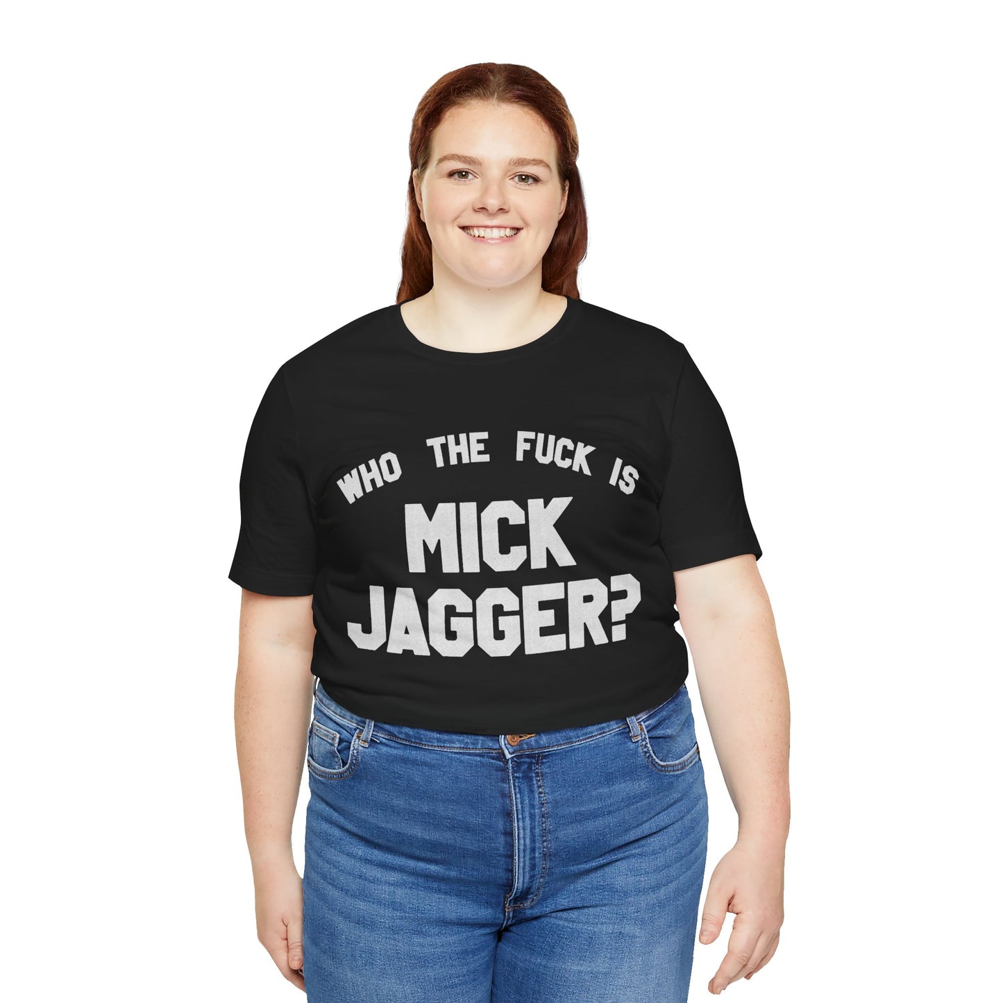Who the Fuck is Mick Jagger? (Replica 1975 Keith Richards Tour of the Americas Shirt)