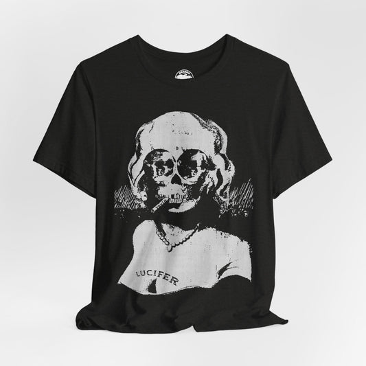 Lady Lucifer (Kenneth Anger Inspired Skull Graphic/Youth Cigarette/Scorpio Rising)