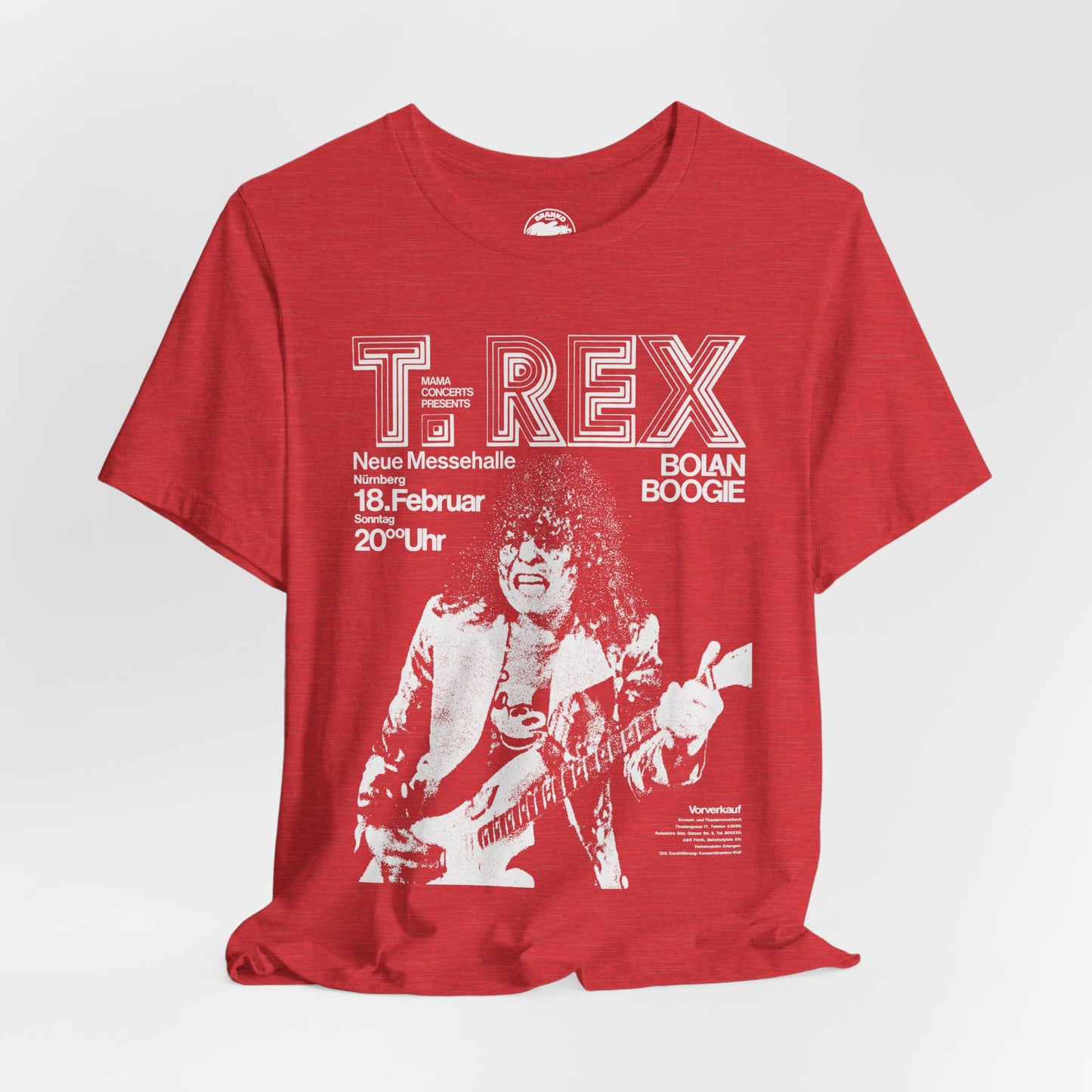 T. Rex (1973 German Concert Poster/Marc Bolan)