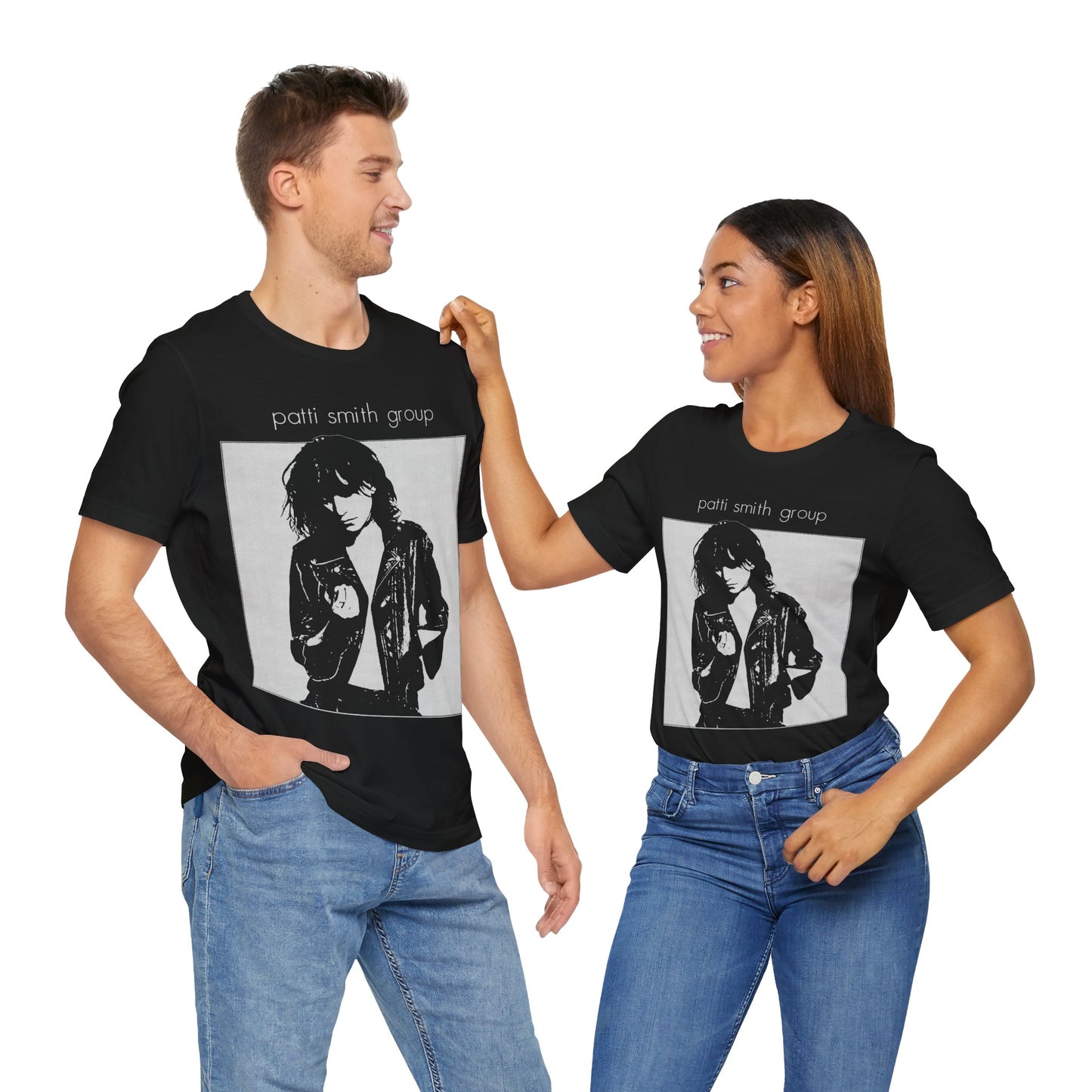 Patti Smith (Replica Late 70's Patti Smith Group Promo Tee/Patti Smith Shirt)