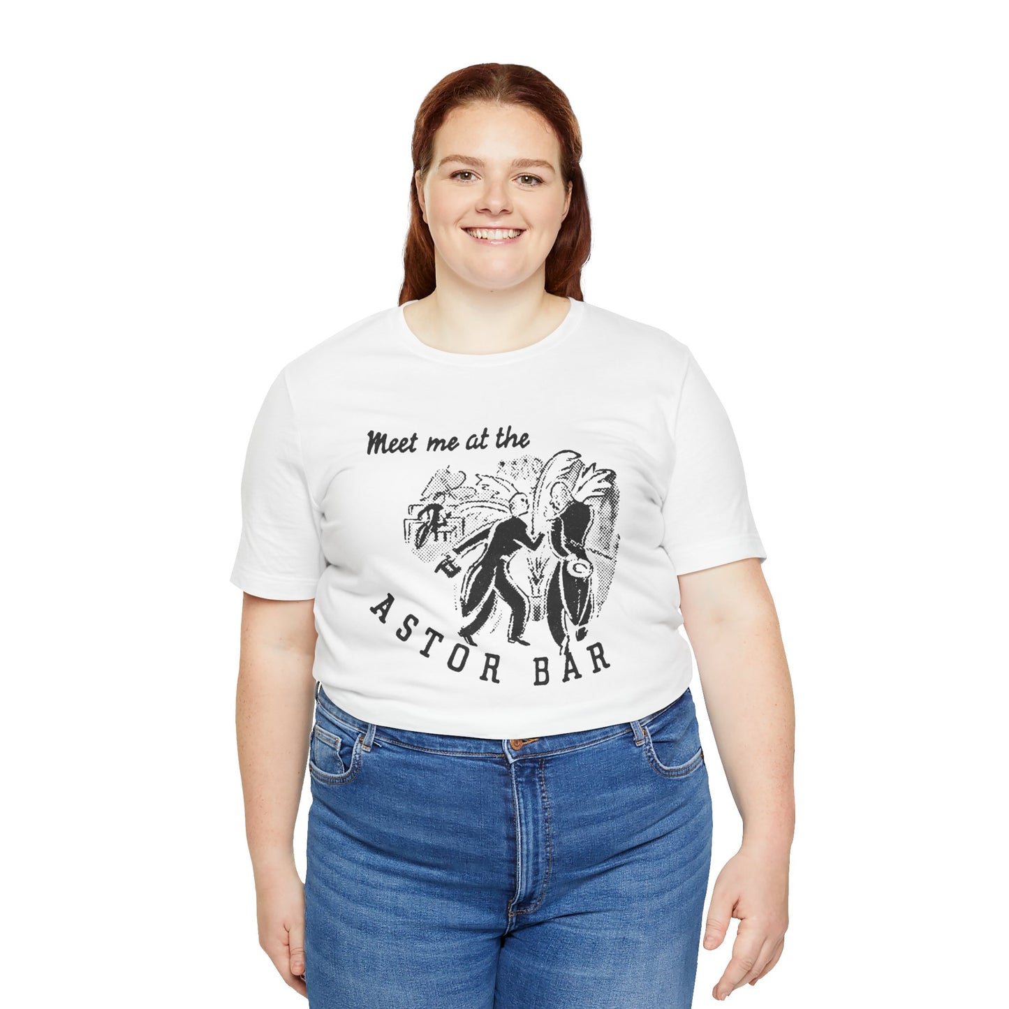 The Astor Bar (Historic New York City Gay Bar/1910-1967/Astor Hotel Times Square/Image on Shirt from 1920's Matchbook)