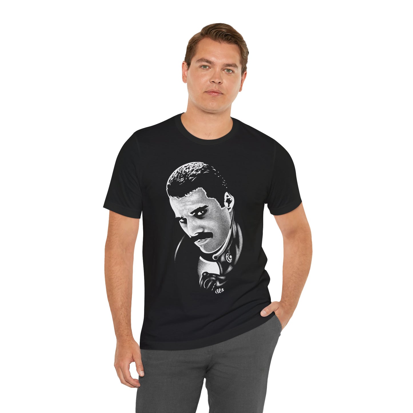 Freddie Mercury(Portrait by Rex/Freddie Mercury Queen/Gay Leather)
