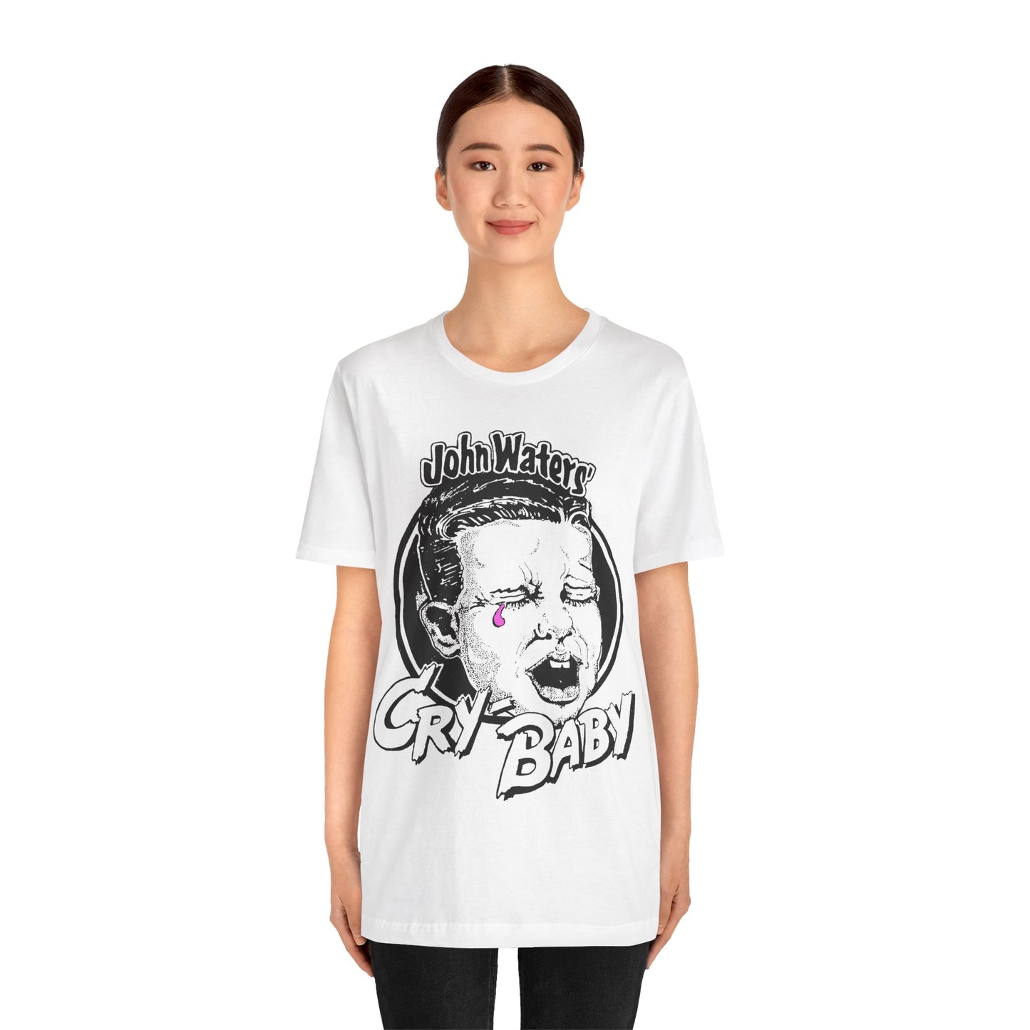 John Waters' Cry Baby (Replica Cast & Crew Promo Shirt/1990/Johnny Depp/John Waters)