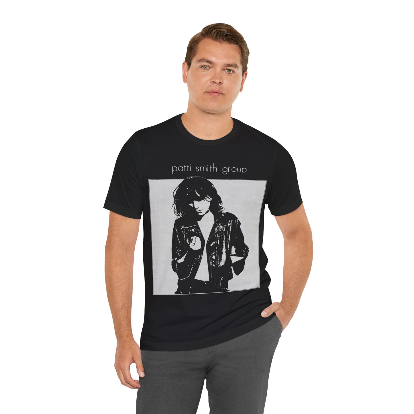 Patti Smith (Replica Late 70's Patti Smith Group Promo Tee/Patti Smith Shirt)