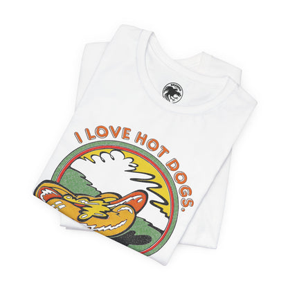I Love Hot Dogs. Do You? (Replica 70's Iron-On Tee)
