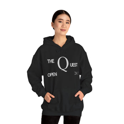 The Quest Club Hoodie (Birmingham Alabama Gay Club/1977-2022/Exterior Sign with Vintage Print Effect)