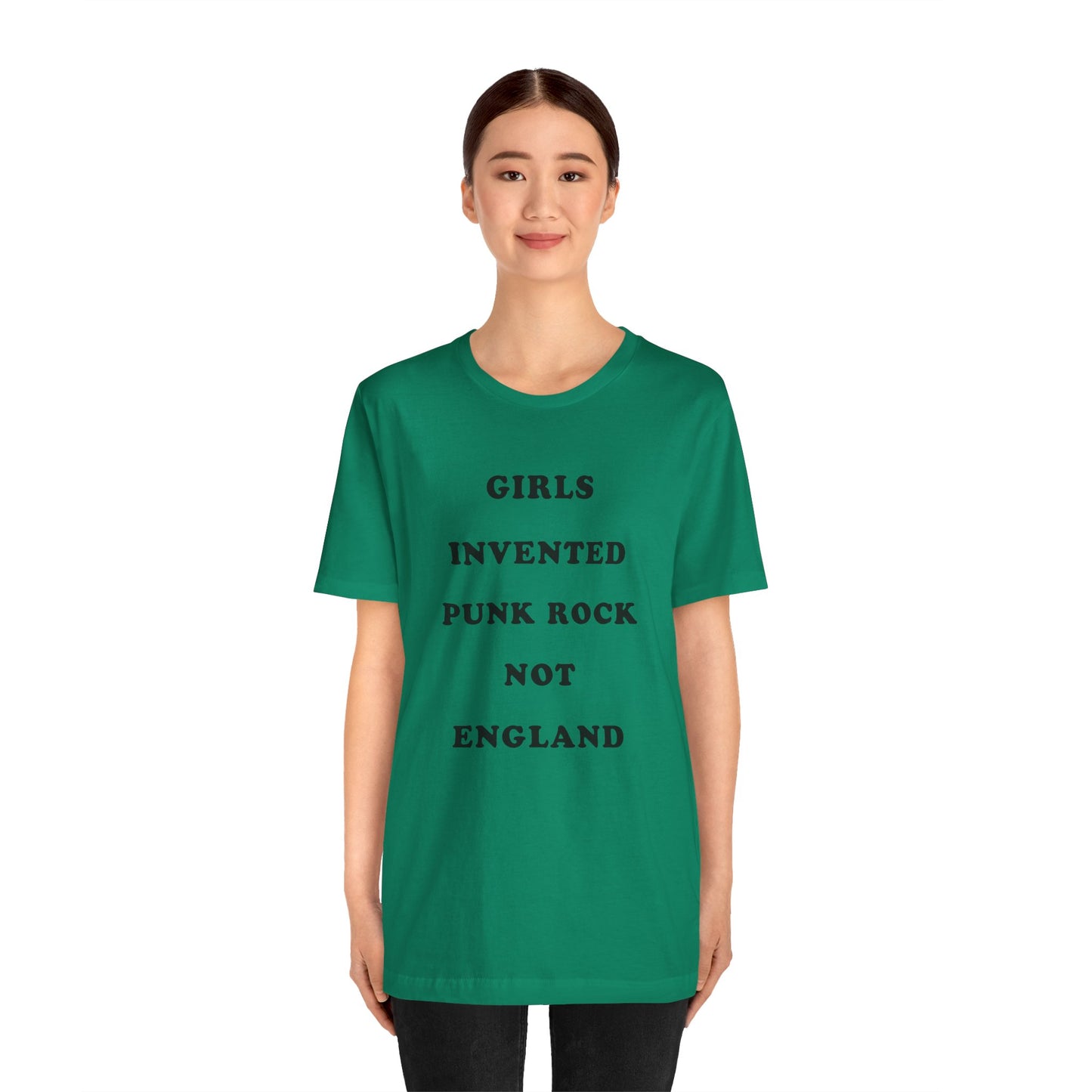 “Girls Invented Punk Rock, Not England”  (Replica Kim Gordon Sonic Youth Tee)