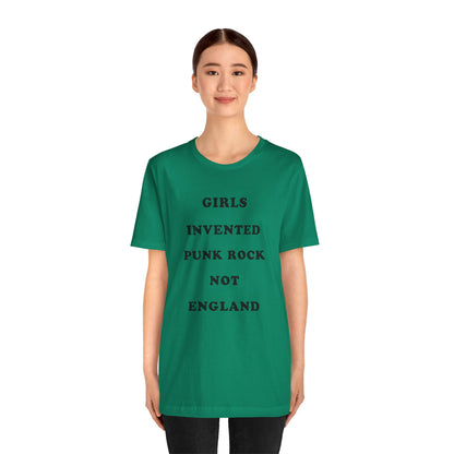 “Girls Invented Punk Rock, Not England”  (Replica Kim Gordon Sonic Youth Tee)
