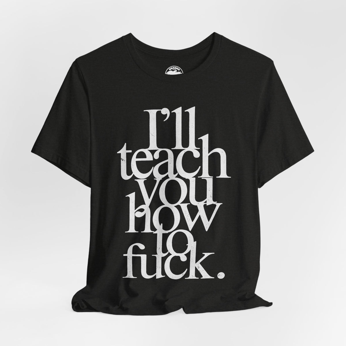 I'll teach you how to fuck. (Replica Madonna Sex Book Promo Graphic)