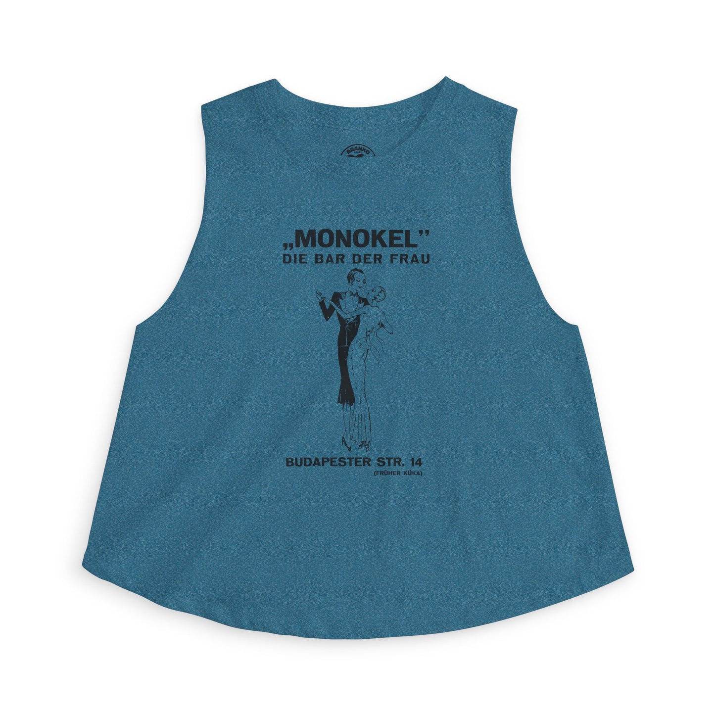 Monokel Crop Top(Early 1930's Berlin Germany Lesbian Bar/Closed by Nazis in 1933/Translation: Monocle The Women's Bar)