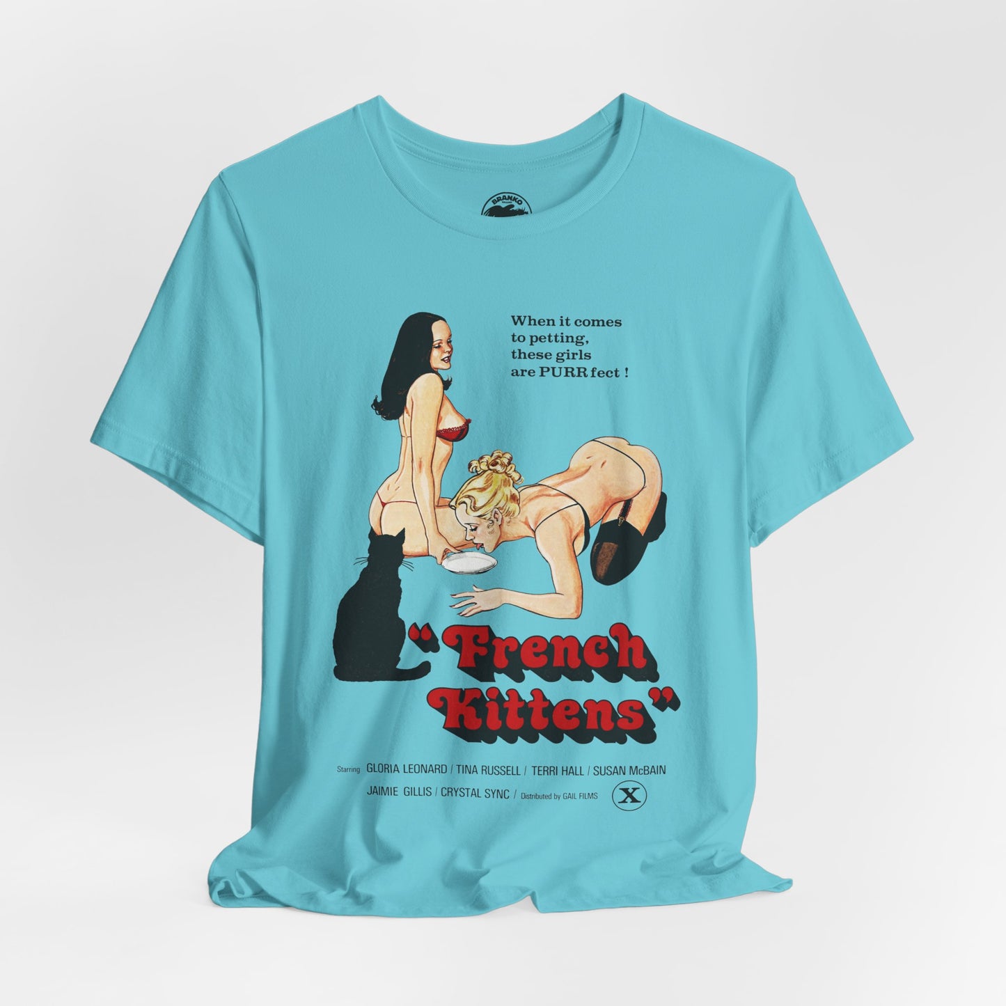 French Kittens (1977 Adult Film/Vintage Porn Shirt)