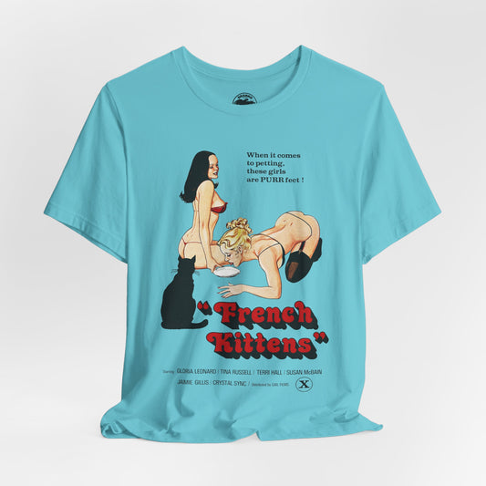 French Kittens (1977 Adult Film/Vintage Porn Shirt)