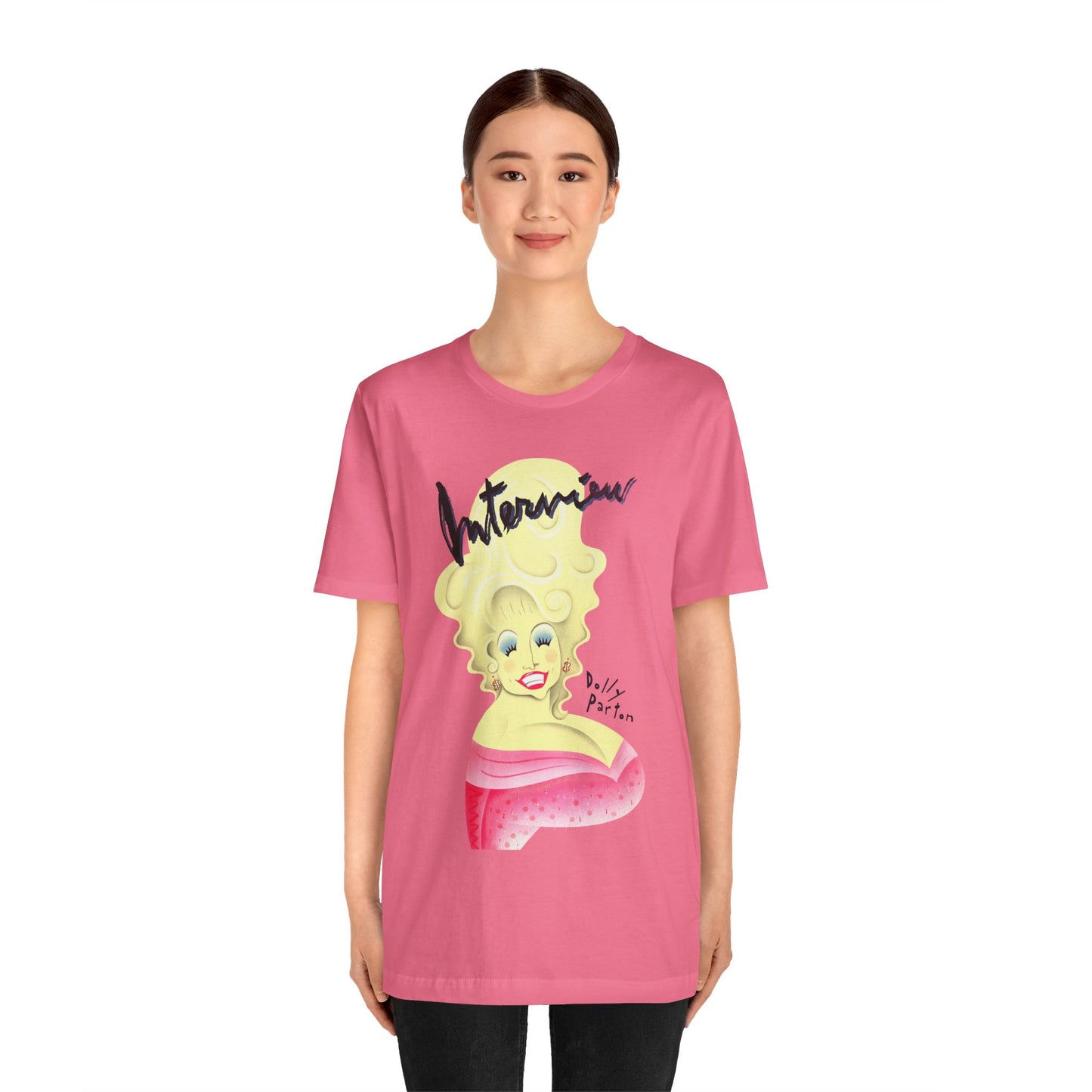 Dolly Parton Interview Magazine Cover (Andy Warhol Interview/July 1984/Dolly Parton Shirt)