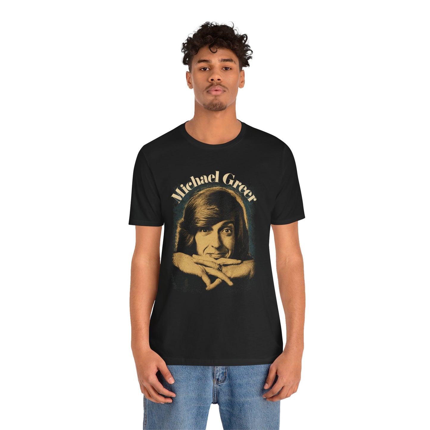 Michael Greer (Graphic with Vintage Print Effect)