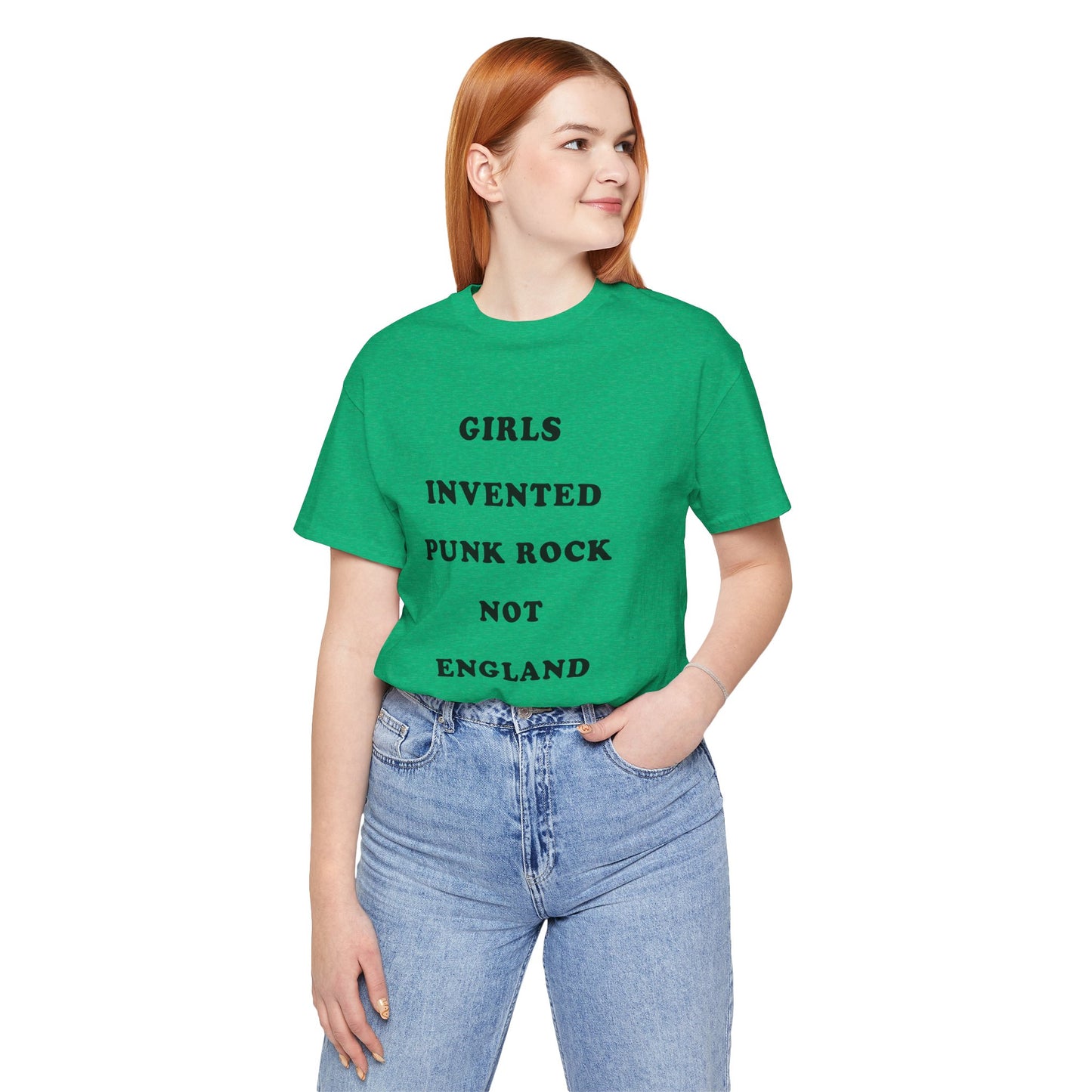 “Girls Invented Punk Rock, Not England”  (Replica Kim Gordon Sonic Youth Tee)