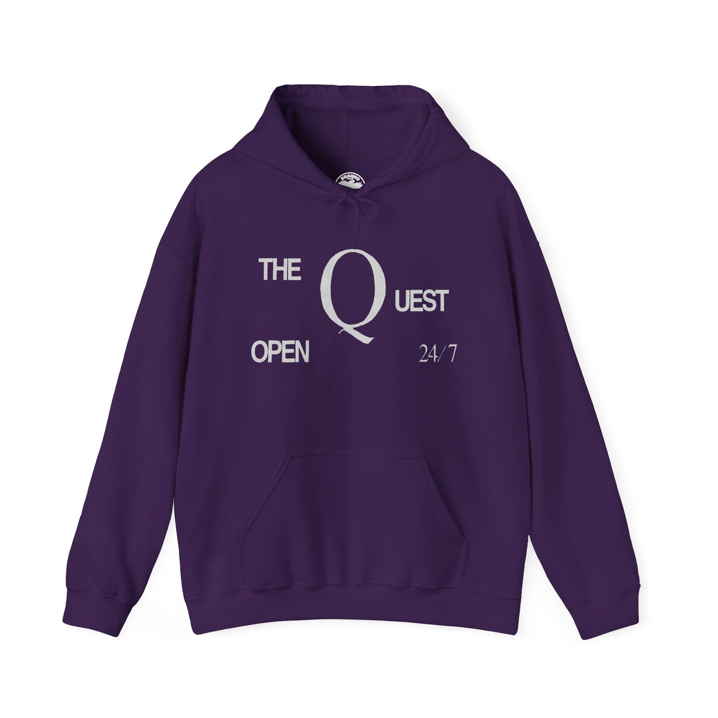 The Quest Club Hoodie (Birmingham Alabama Gay Club/1977-2022/Exterior Sign with Vintage Print Effect)