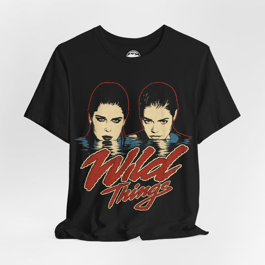 Wild Things (Rock Tee Style with Vintage Print Effect/Neve Campbell & Denise Richards/1998)