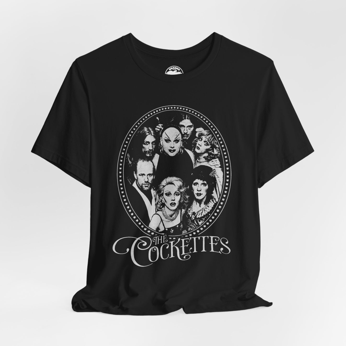 The Cockettes (Graphic with Vintage Print Effect/Divine/Hibiscus)