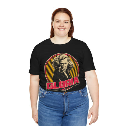 Gloria (Gena Rowlands/1980 Graphic Tee with Vintage Print Effect/John Cassavetes)