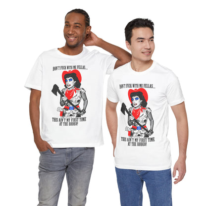 Joan Crawford (Replica 90's Don't Fuck With Me Fellas Tee)