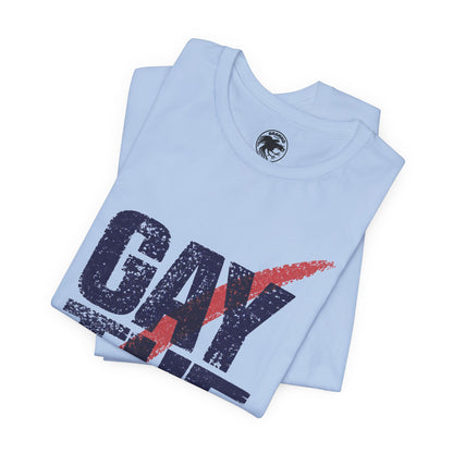 Gay the Vote (90's Rock the Vote Logo Reimagined)