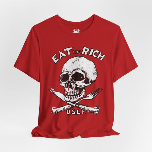 Eat the Rich (Replica U.S.L.F. Shirt/Patti Smith Eat the Rich Shirt)