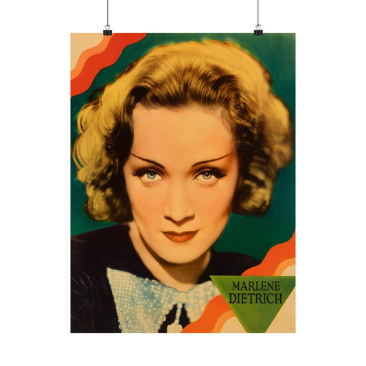 Marlene Dietrich (Personality Poster Reprint/Early 1930s)