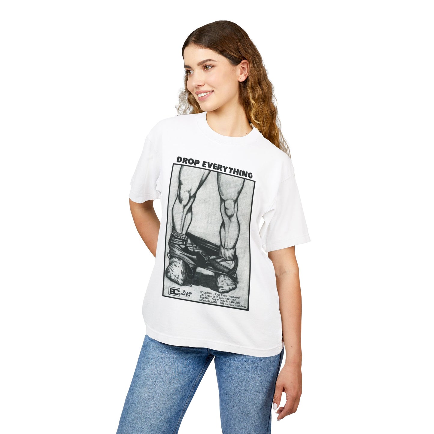 Club Bath Chain (Special Edition Boxy Heavy Tee/260 GSM/100% Combed Cotton)