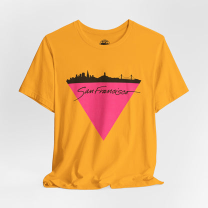San Francisco (Replica 80's Pink Triangle Gay Pride Tee)