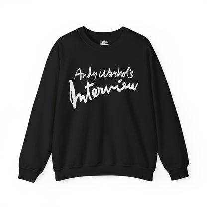 Interview Magazine Logo Sweatshirt (Replica Promo Sweatshirt/Andy Warhol's Interview Magazine)