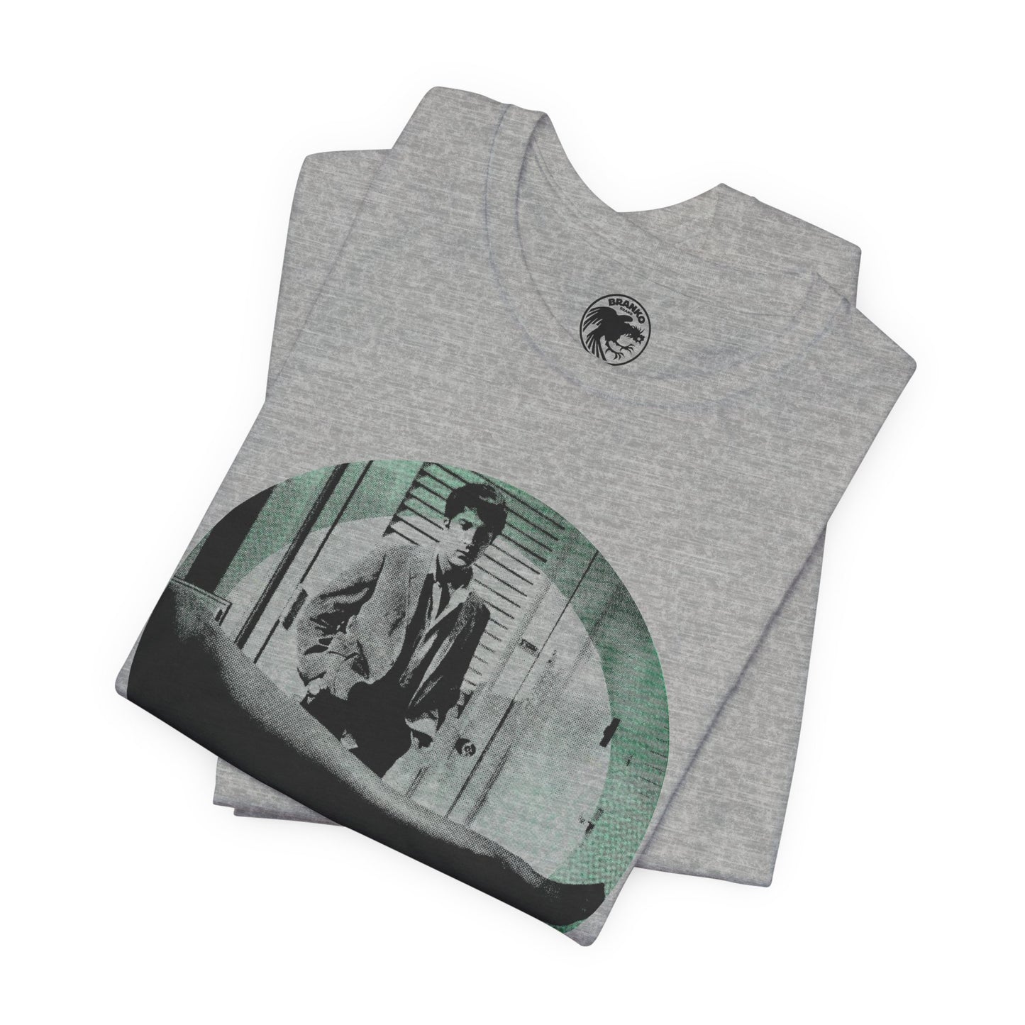 The Graduate (Mod Circle Graphic with Vintage Print Effect/Dustin Hoffman/Anne Bancroft/Mrs. Robinson)