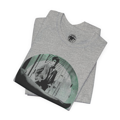 The Graduate (Mod Circle Graphic with Vintage Print Effect/Dustin Hoffman/Anne Bancroft/Mrs. Robinson)