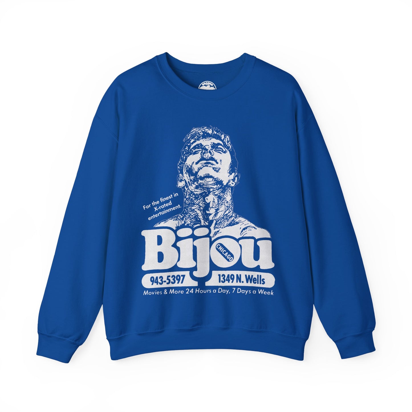 Bijou Theater Chicago Sweatshirt (Chicago Gay Porno Theater/1970-2015)
