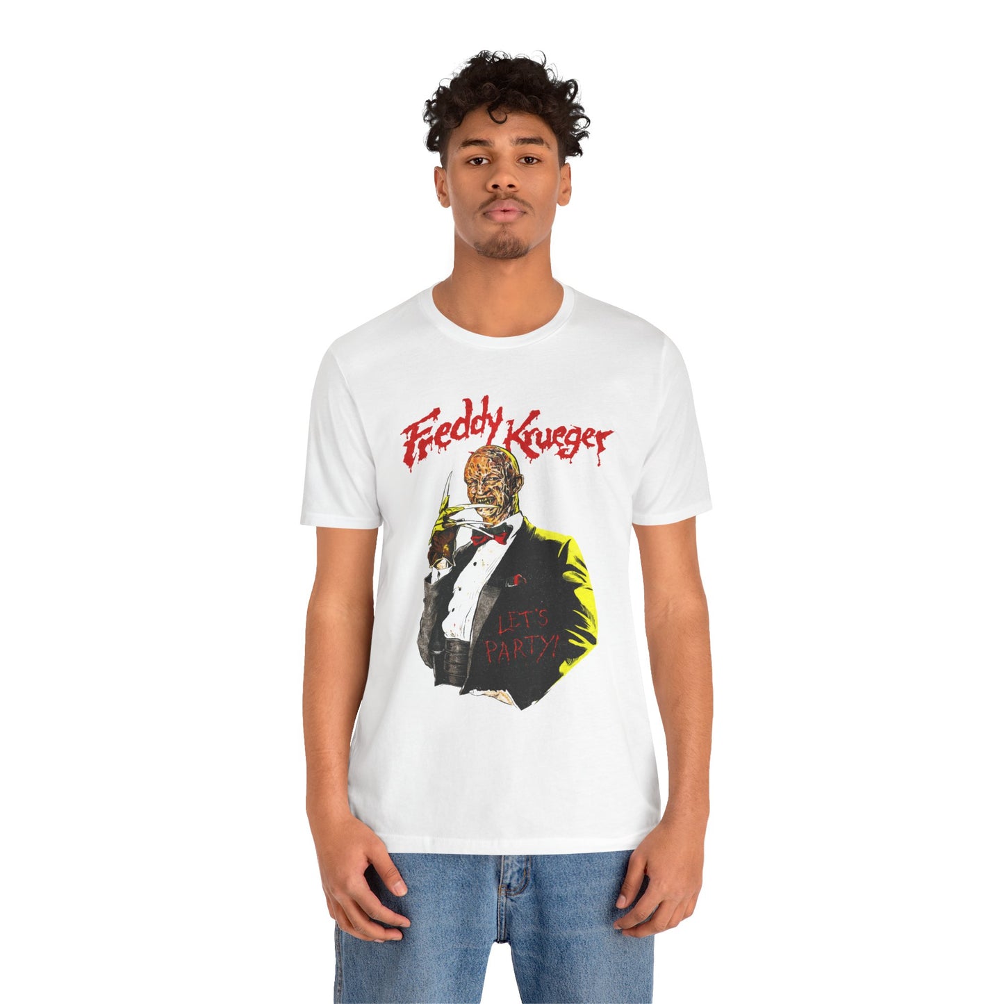Freddy Krueger (Replica “Let’s Party” Tee/1980s/Nightmare on Elm Street)