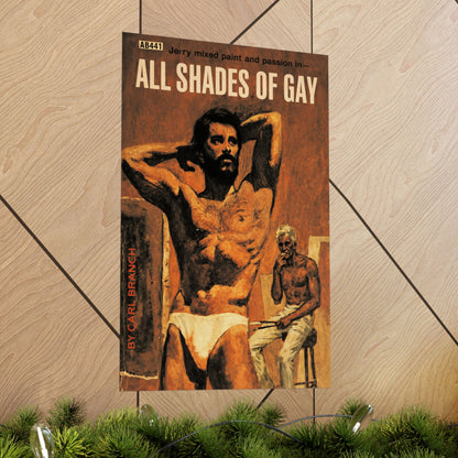 All Shades of Gay (60's Gay Pulp Novel Art Poster)