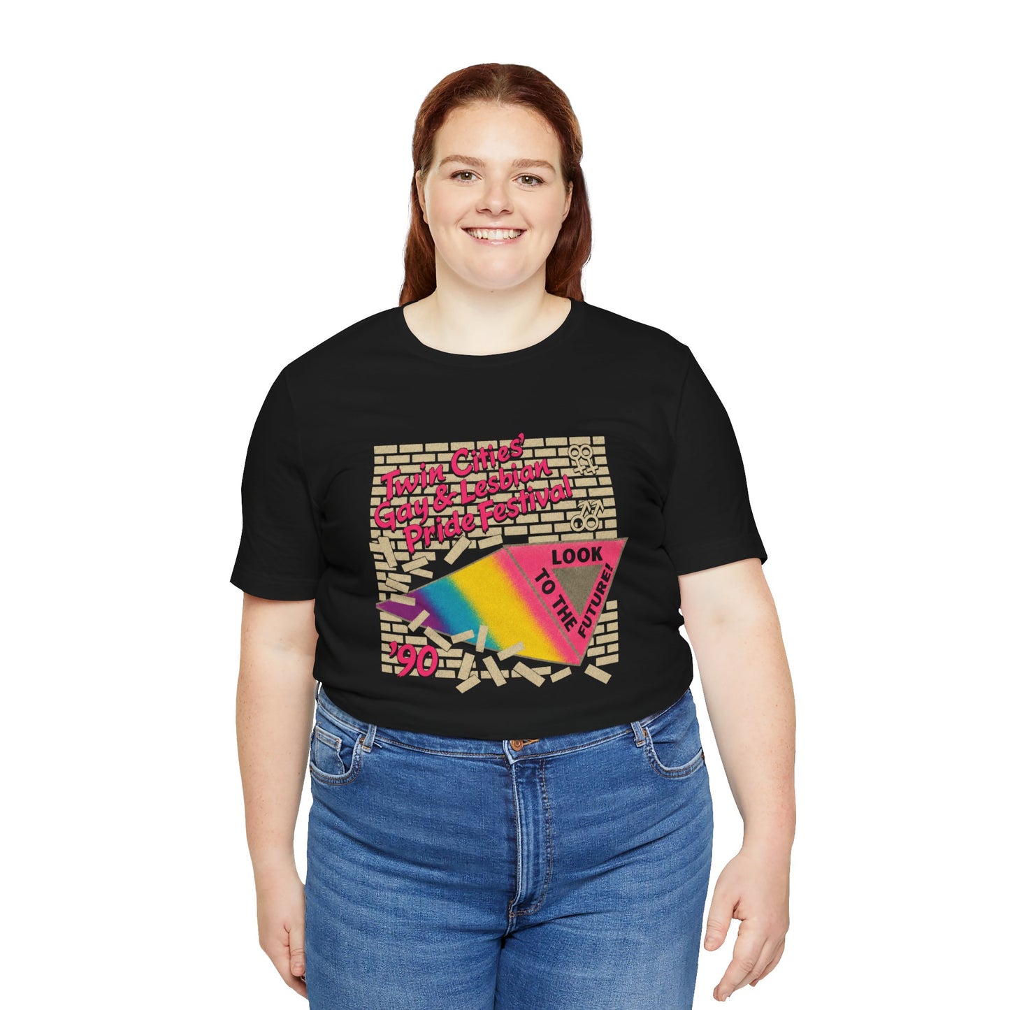 Twin Cities Gay & Lesbian Pride Festival (Replica Minneapolis St. Paul Souvenir Tee/1990)