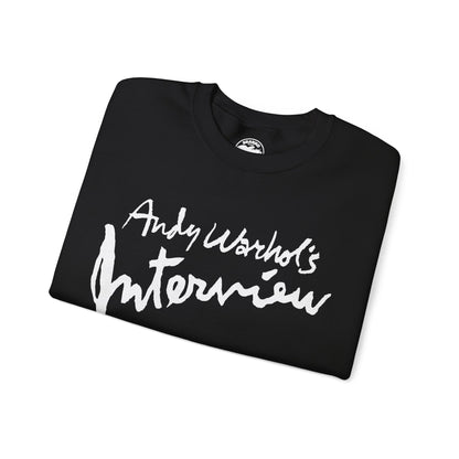 Interview Magazine Logo Sweatshirt (Replica Promo Sweatshirt/Andy Warhol's Interview Magazine)